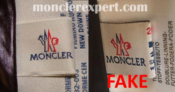 moncler fake vs real