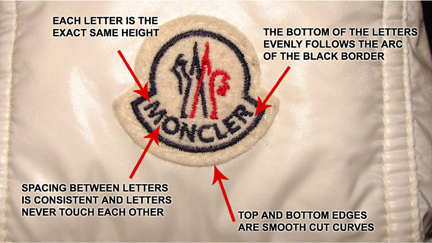 how to tell if a moncler is real